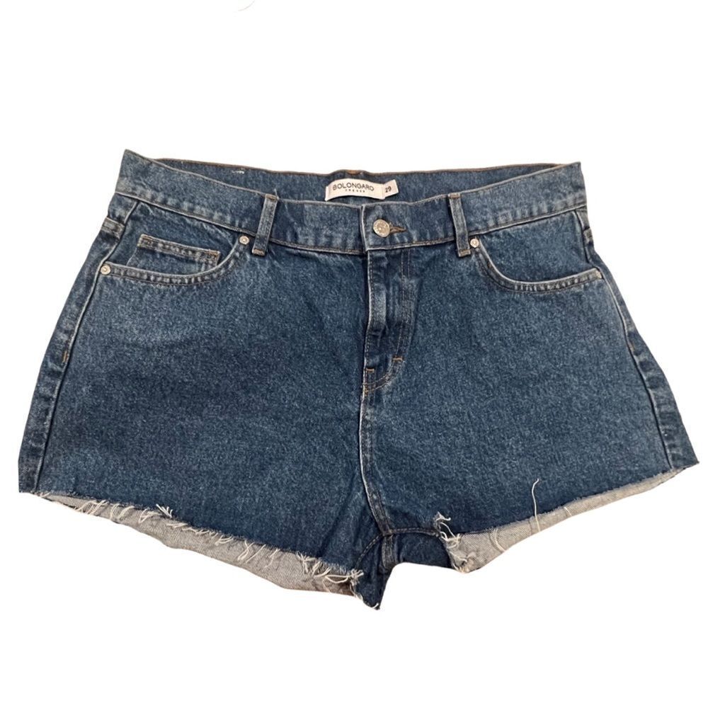 Bolongaro Trevor Denim Cut off Blue shorts Size 29